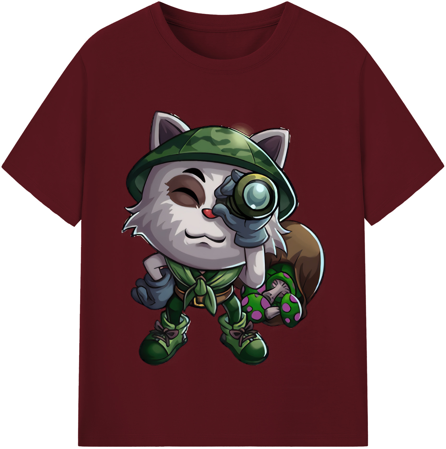 リーグ・オブ・レジェンド League of Legends LOL 綿100％半袖Tシャツ（フロントプリント）